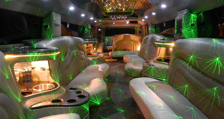 hummer limo interior